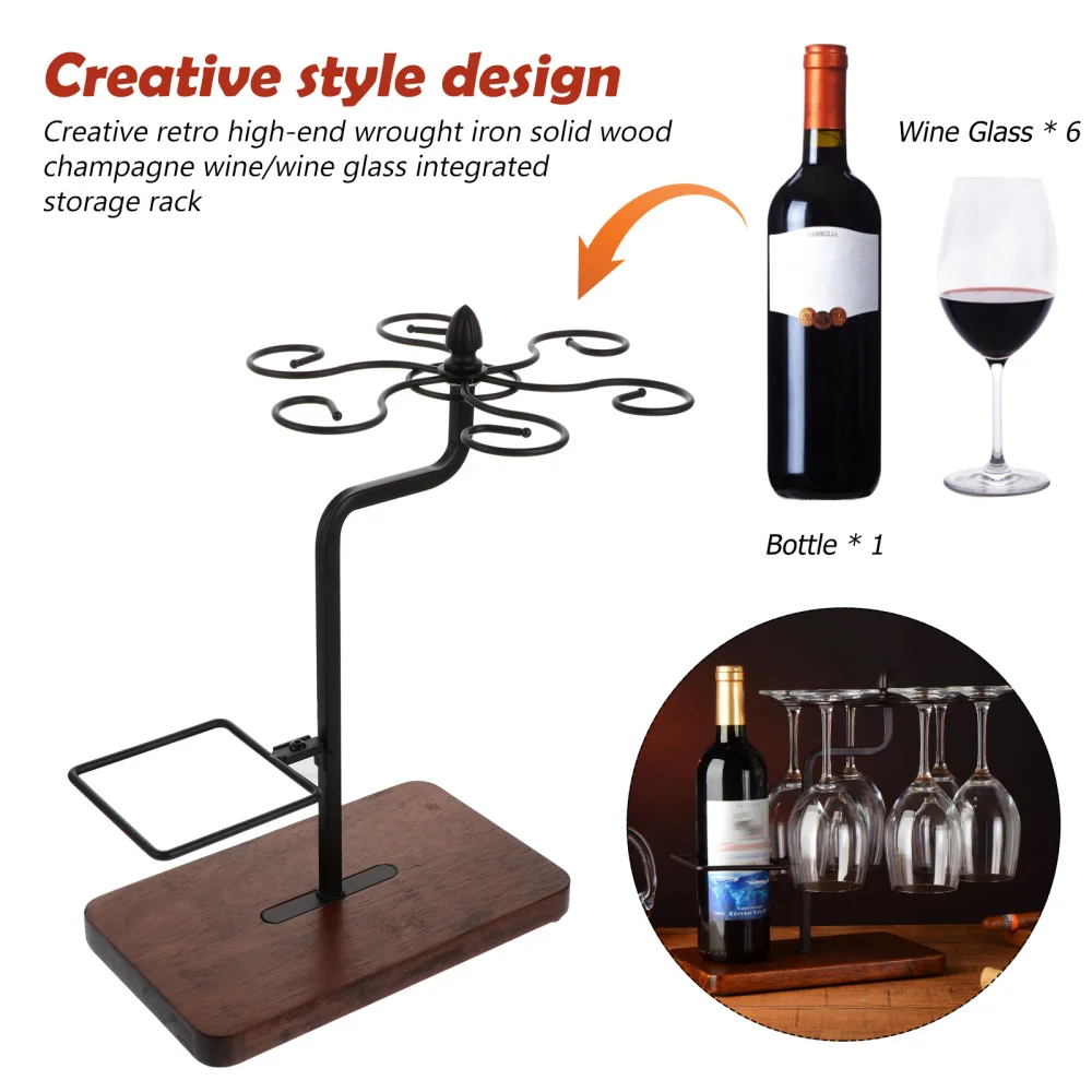 

1Pc Multi-function Glass Holder Glass Rack Storage Goblet Rack