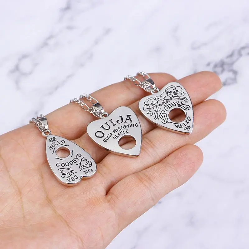 Готическая подвеска Ouija Planchette, сатанинская ведьма, подарок на Хэллоуин