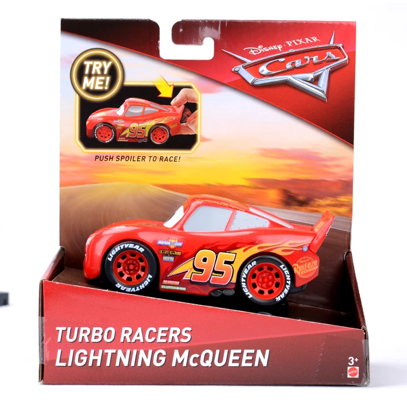 Disney Pixar Машинки 3 эластичный ускорения игрушечный автомобиль Lightning McQueen Cruz Ramirez