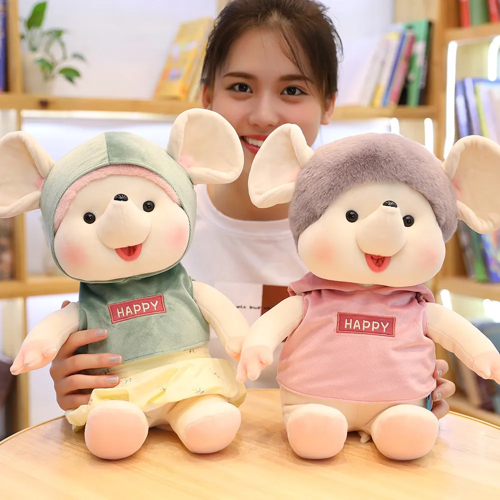 Горячая Распродажа Милая мышь плюшевая игрушка набивная мягкая крыса кукла