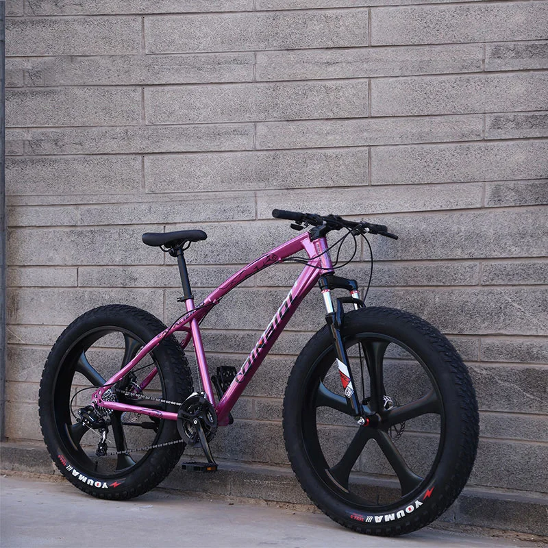 Горный велосипед с 7/21/24/27 скоростями 26 дюймов широкими шинами 4 0 пляжный Снежный