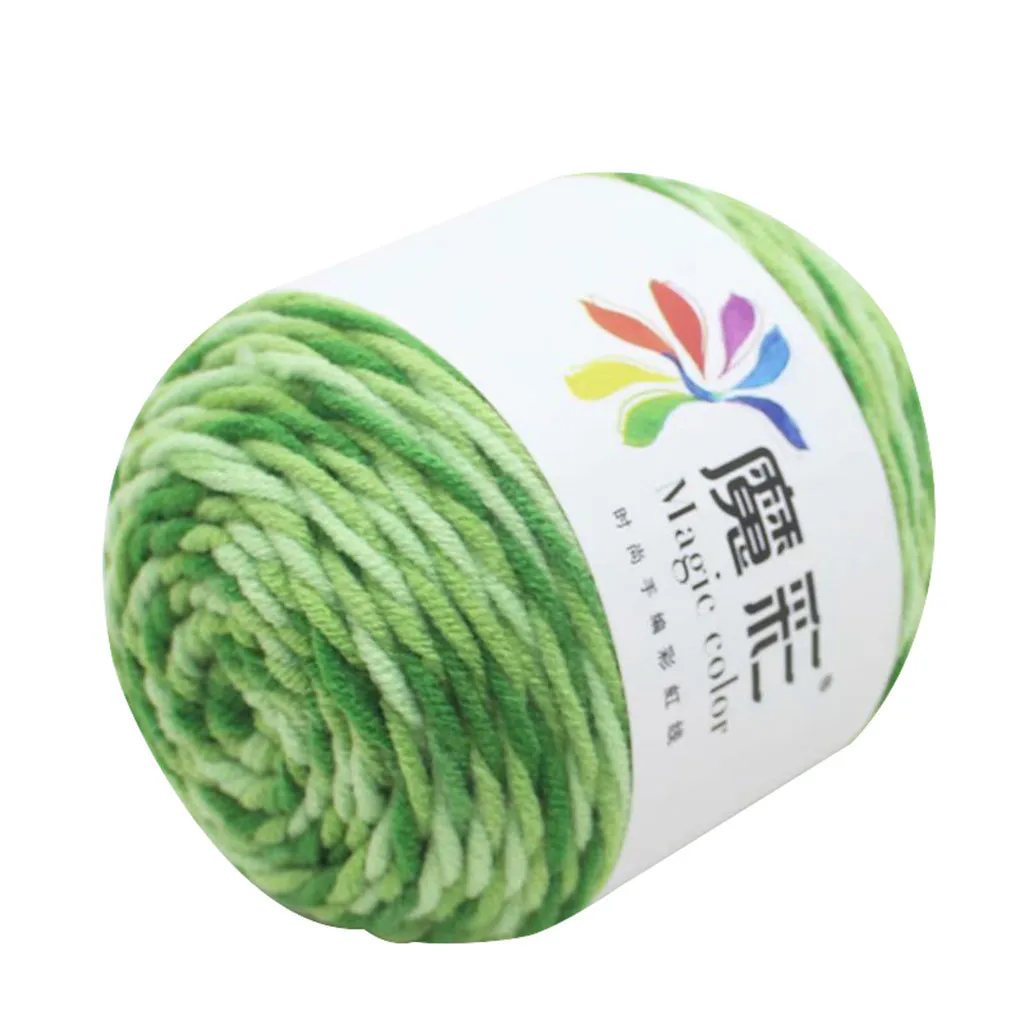 

Gradient Dyeing Milk Cotton Yarn Ball Hand Bulky Knitting Magic Color Sweater Cardigan Scarf Hat Cotton Wool Yarn Crochet Thread