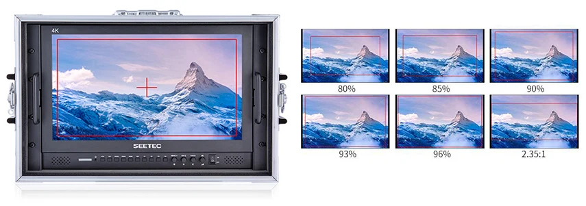 Seetec P173-9HSD-CO 17,3 дюймов ips 3G-SDI HDMI вещательный монитор с AV YPbPr Ручной ЖК-монитор с чемоданом