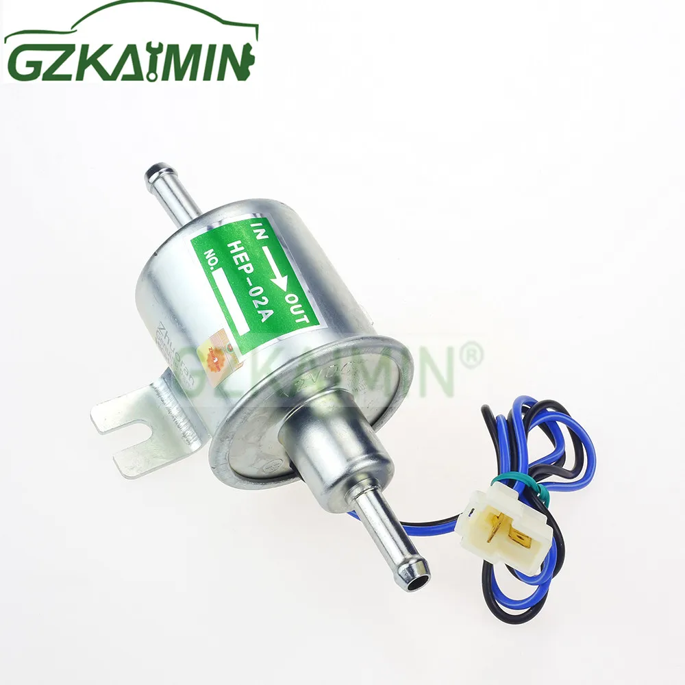 

TOP High Quality Free sShipping Universal Diesel Petrol Gasoline Electric Fuel Pump HEP-02A Low Pressure 12V HEP02A K-M