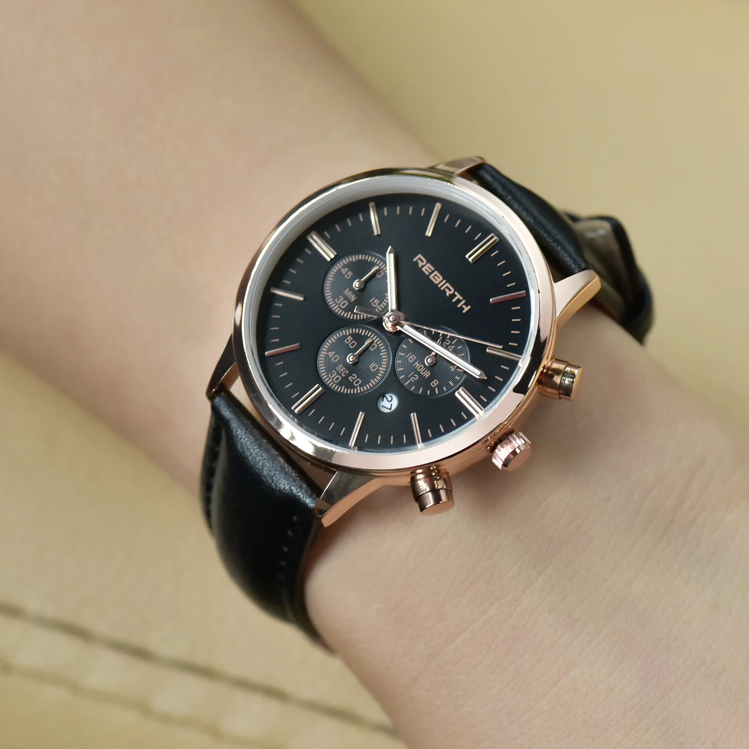 

Business Watch Top Brand Luxury Quartz Leather Strap Fashion Casual Ultra-thin Women's Watch Clock Movement Erkek Kol Saat