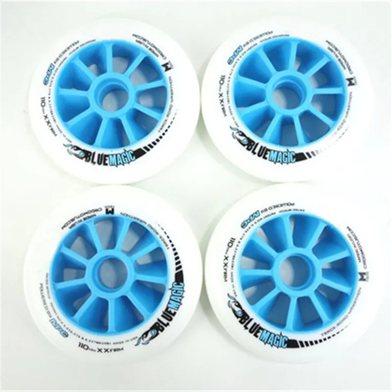 Inline Speed Skate Wheel Blue Magic Wheels XXFirm XXF 110mm 100mm 90mm MPC Wheel for Track Road Marathon Tire Tyre Cadomo