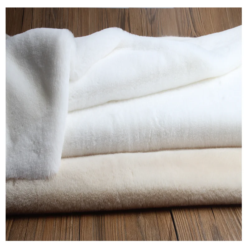 Densified Lmitation Rex Rabbit Fur Grass Plush Fabric | Дом и сад