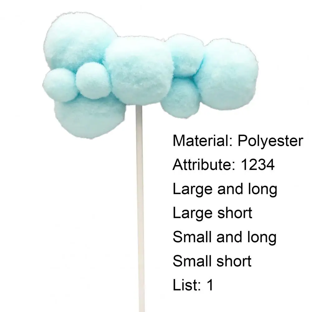 

Cake Topper Clouds Style Non-stick Durable Party Birthday Cake Topper for Halloween