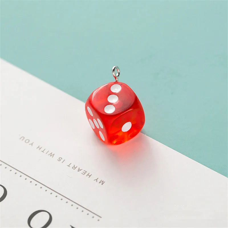 10 шт./лот Прозрачные Кубики подвески для сережек 14 мм|Шармы| |