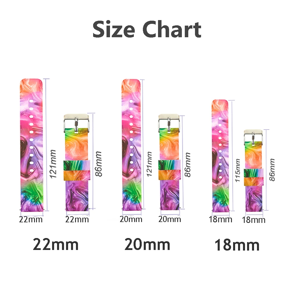 

2Pack 18mm 20mm 22mm Watch Band Strap For Samsung Galaxy Watch 42mm 46mm Strap Samsung Gear S2 Classic Band For Huawei Watch B5