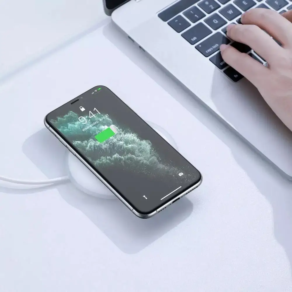 

Youpin Wireless Charger 15W Fast Wireless Charger For Iphone Airpods Pro Quick Wireless Fast Charging Pad Phone Charger