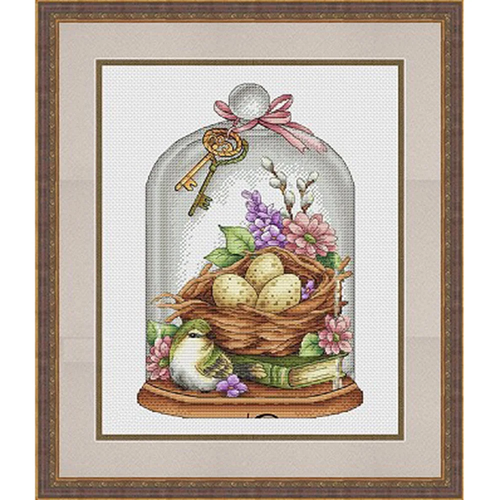 

ZZ5097 For Needlework Kit NOT PRINTED Cross stich Painting Set Cross Stitch Kits Cross-stitch Embroidery Set Stitch Kits Cross
