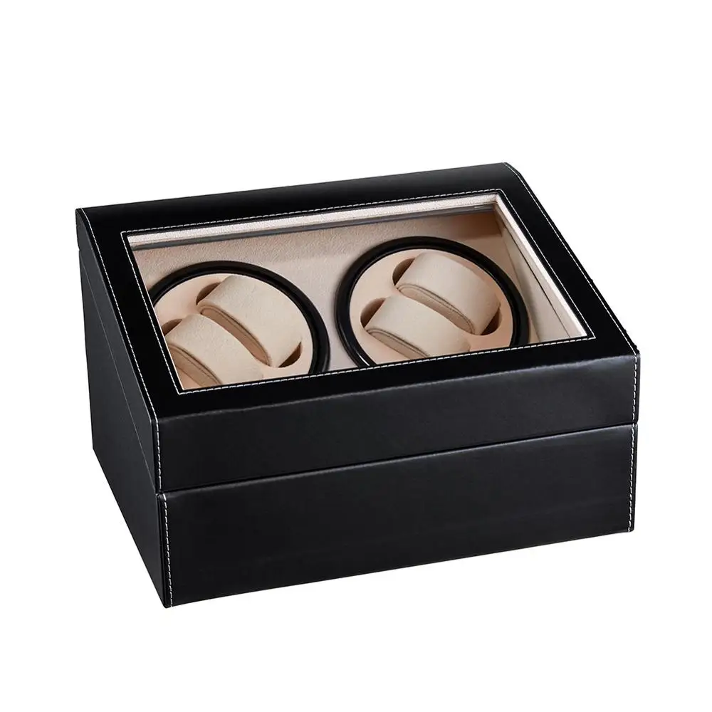 

WATCH WINDER BOX for 10 Automatic Mechanical Watches Holder Motor Shaker Uhrenbeweger Organizer Jewelry Winding Storage Casket