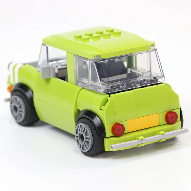 

Mr. Bean's Green Mini Car Building Blocks Series Figures Bricks Model Educational Bricks Bulk Model Figures Kids Toy