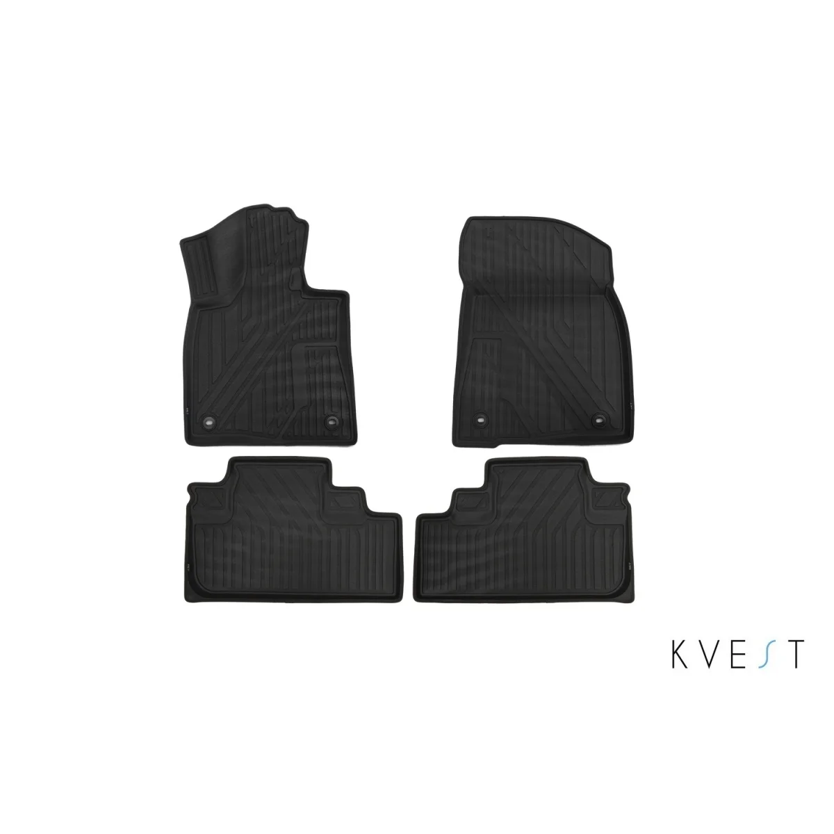 Коврики kvest 3d в салон lexus rx 2015 &gt 4 шт. (полистар серый серый) (лексус )|Автомобильные коврики салон| |