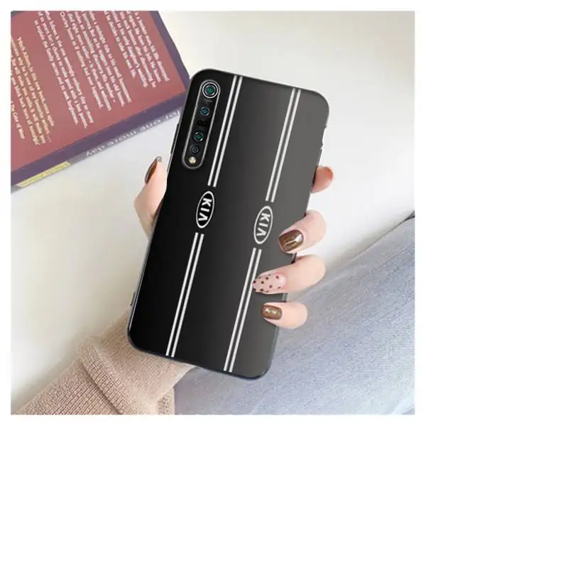 

Kia Car Black Soft Phone Case For Xiaomi 8 9 Se 10 10pro Note 2 3 10 MIX2 S MAX2 3 F1 5X