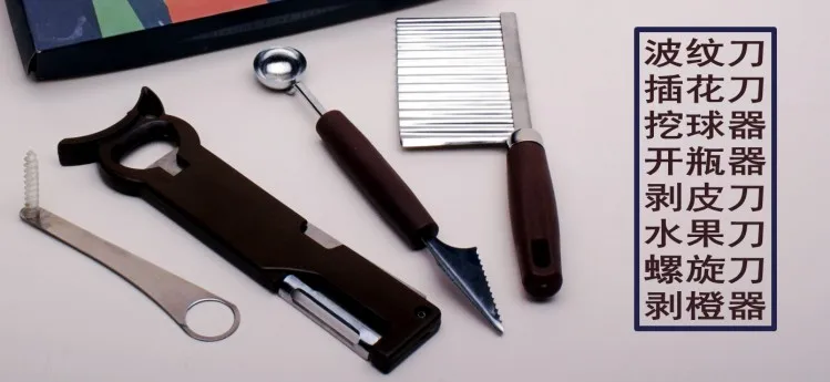 Необычные практичные искусственные и овощные ножи для вырезания 4 предмета