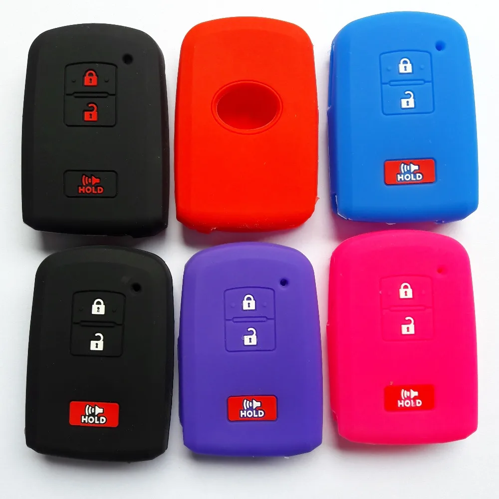 Силиконовый автомобильный держатель RUNFA без ключа протектор для Toyota RAV4 Prius Landcruiser