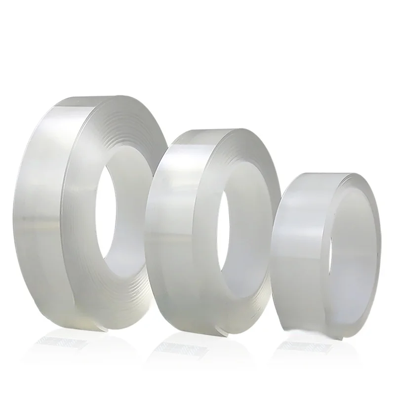 

3/5Meter Transparent Nano Tape Tracsless Double Sided Waterproof ReusableAdhesive Transparent Heat Resistant Decoration Tapes