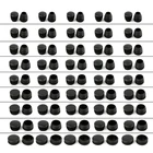 Новинка, высокое качество, 10 шт., черная фотовспышка, заглушка, заглушка для круглой трубки