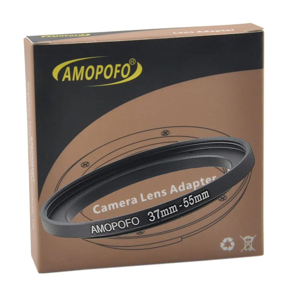 

Universal 37-55mm /37mm to 55mm Step Up Ring Filter Adapter for UV,ND,CPL,Metal Step Up Ring Adapter