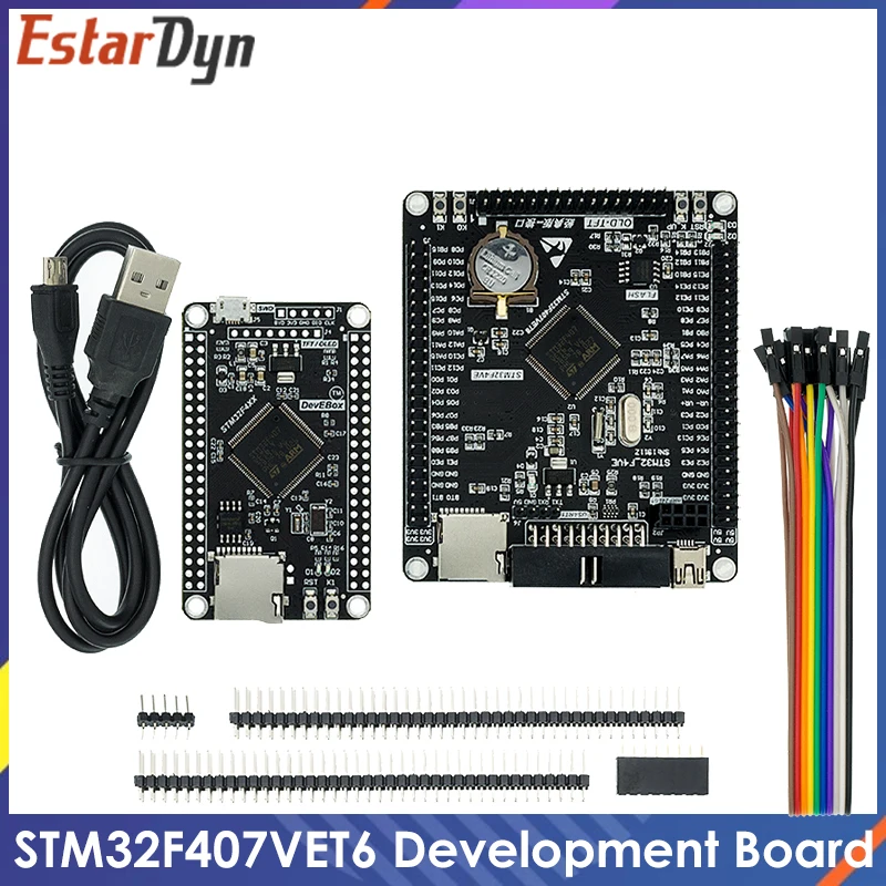 

Материнская плата STM32F407VET6 STM32F407VGT6 STM32, системная плата STM32F407, макетная плата F407, одночиповая обучающая плата