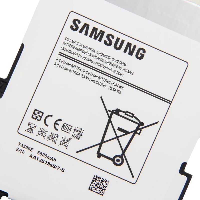Аккумулятор EB-BT800FBE/FBC/FBU для samsung GALAXY Tab S 10,5 SM-T800 T801 T805C Tab Pro SM-P600 Tab3 P5220 Tab4 Note 10,1
