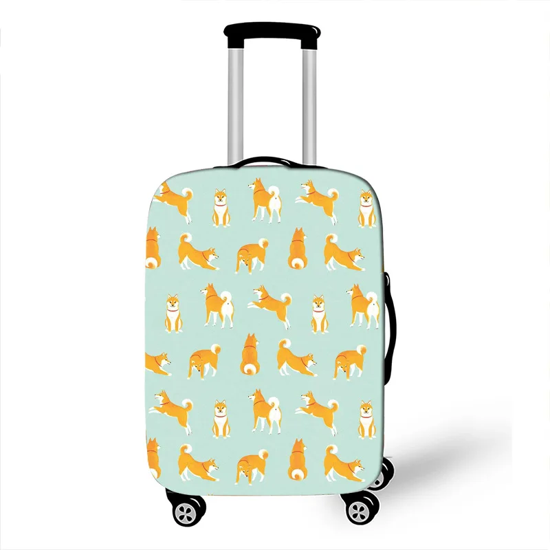 2 Kawaii Animal Women Luggage Case Protective Cover Waterproof Thicken Elastic Suitcase Case Apply 18-32 Inch Travel Accessories - Цвет: 2