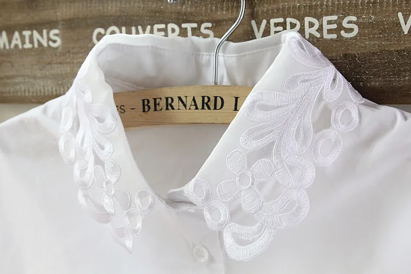 Linbaiway Поддельный Воротник для женщин Винтажный съемный отворот накладной