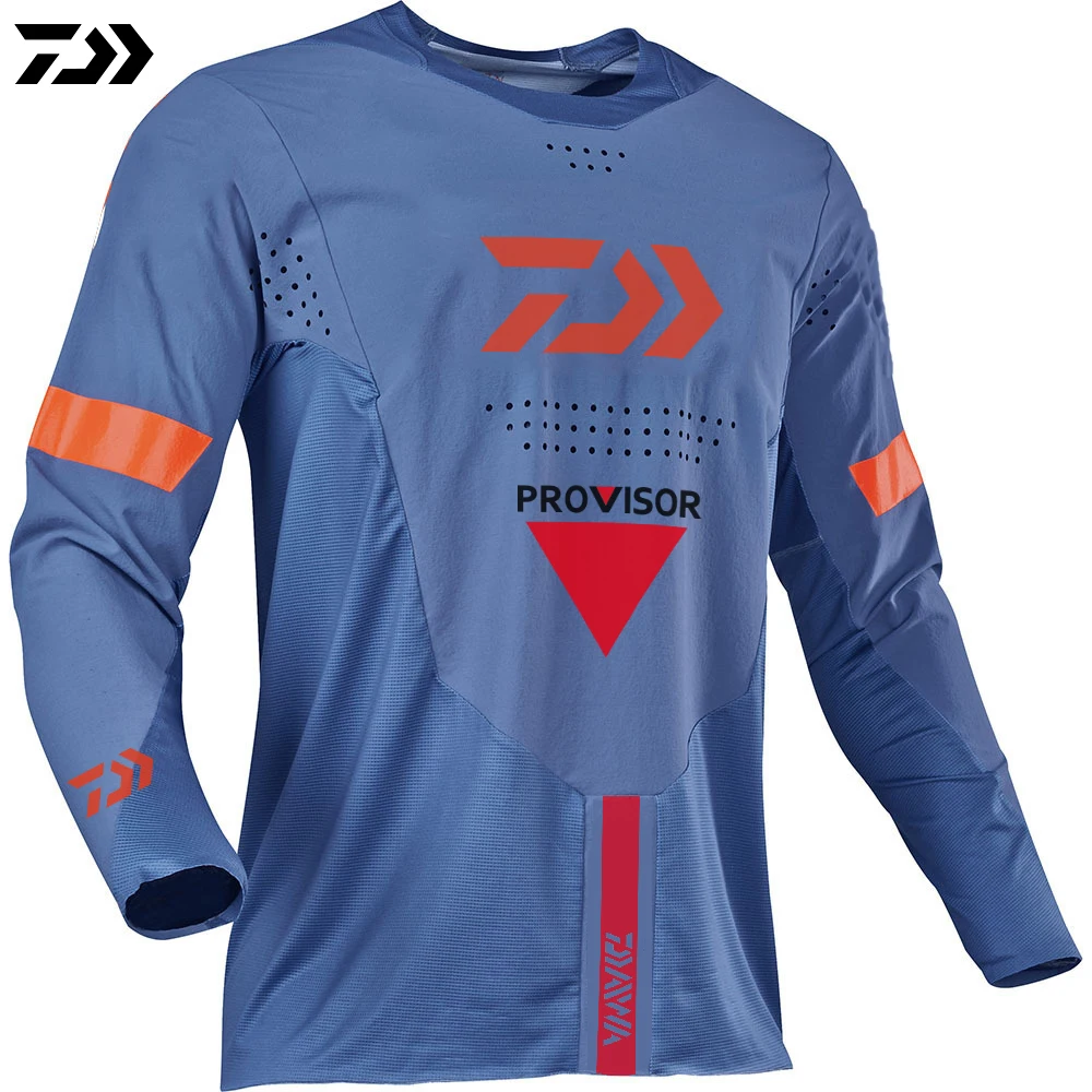 Новинка 2019 летняя одежда для рыбалки Daiwa Джерси Мужская быстросохнущая дышащая