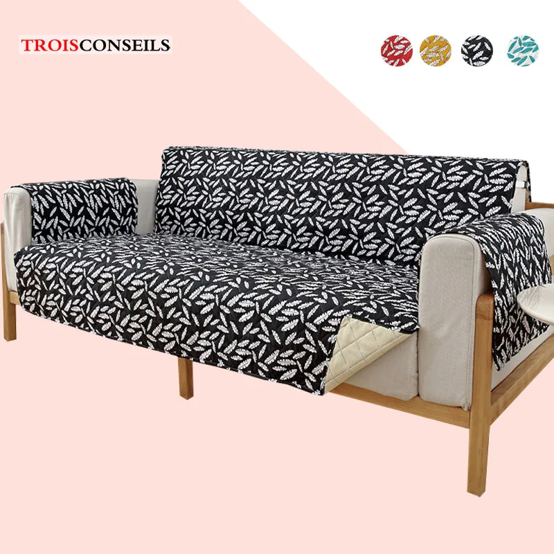 

Printed Sofa Cushion Cover Removable Pet Kid Mat Armchair Furniture Protector Washable Couch Covers Slipcovers 1/2/3 Seat