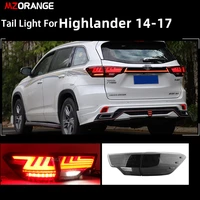 car led tail light for toyota highlander 2014 2017 kluger assembly rear lamp turn signal brake reverse car accessories