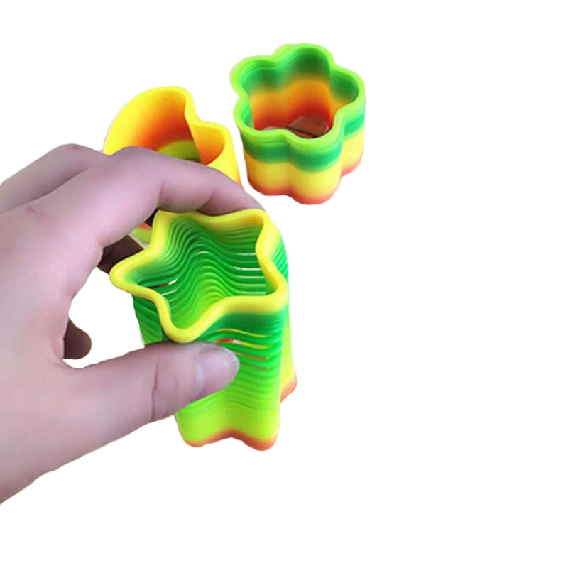 Пластиковое Радужное круглое асимметричное кольцо лидер продаж волшебное