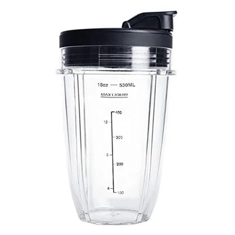 

Replacement Parts Extractor Blade with 18Oz 24Oz Cup and Spout Lid for 1200W Ninja Auto-IQ Blender,7 Fins Gear Parts