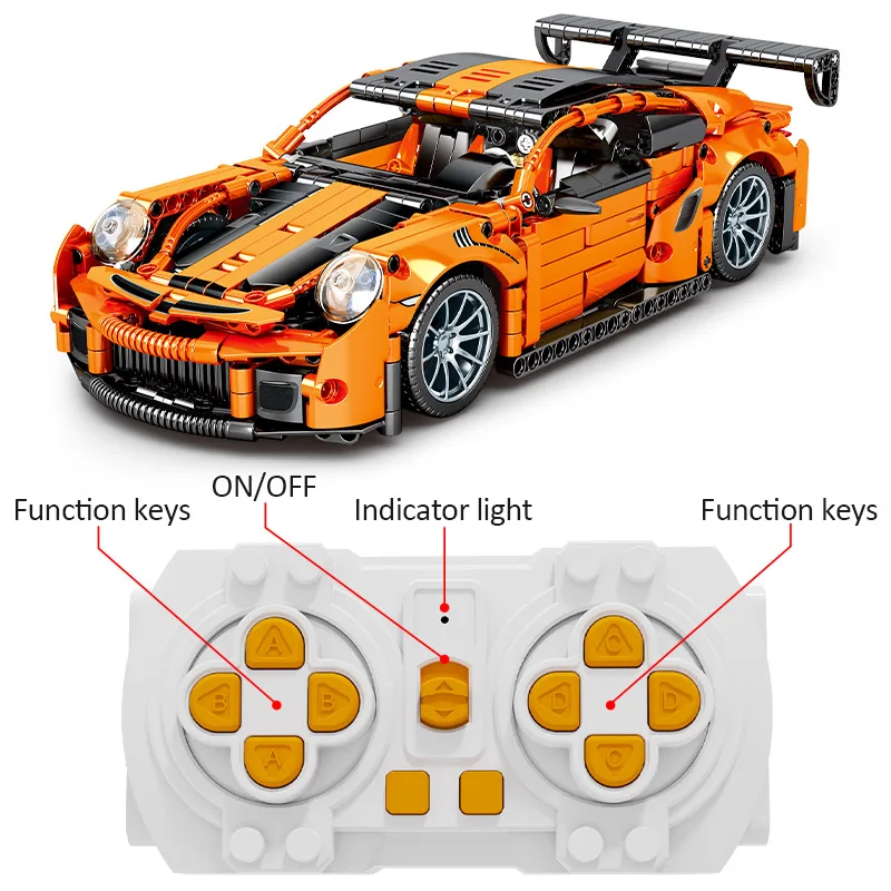 

1220pcs City Technical Racing Car APP Programming RC Building Blocks Remote Control 1:14 Moc Supercar Bricks Toys For Boys Gifts