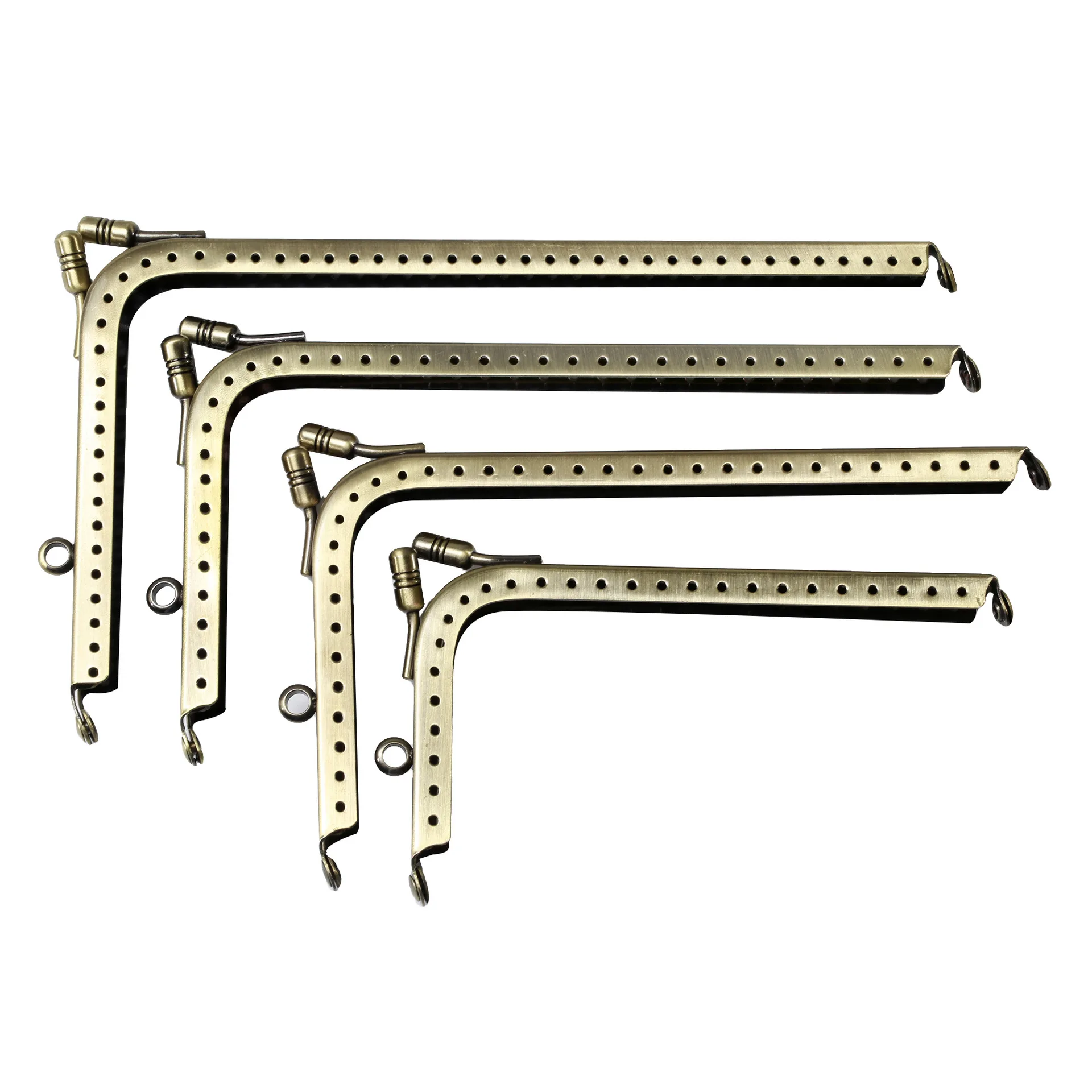 

New Fashion Metal Kiss Clasp Lock Frame L Shape DIY Purse Handbag Handle Coins Bag Parts Accessories Clasp for Purse