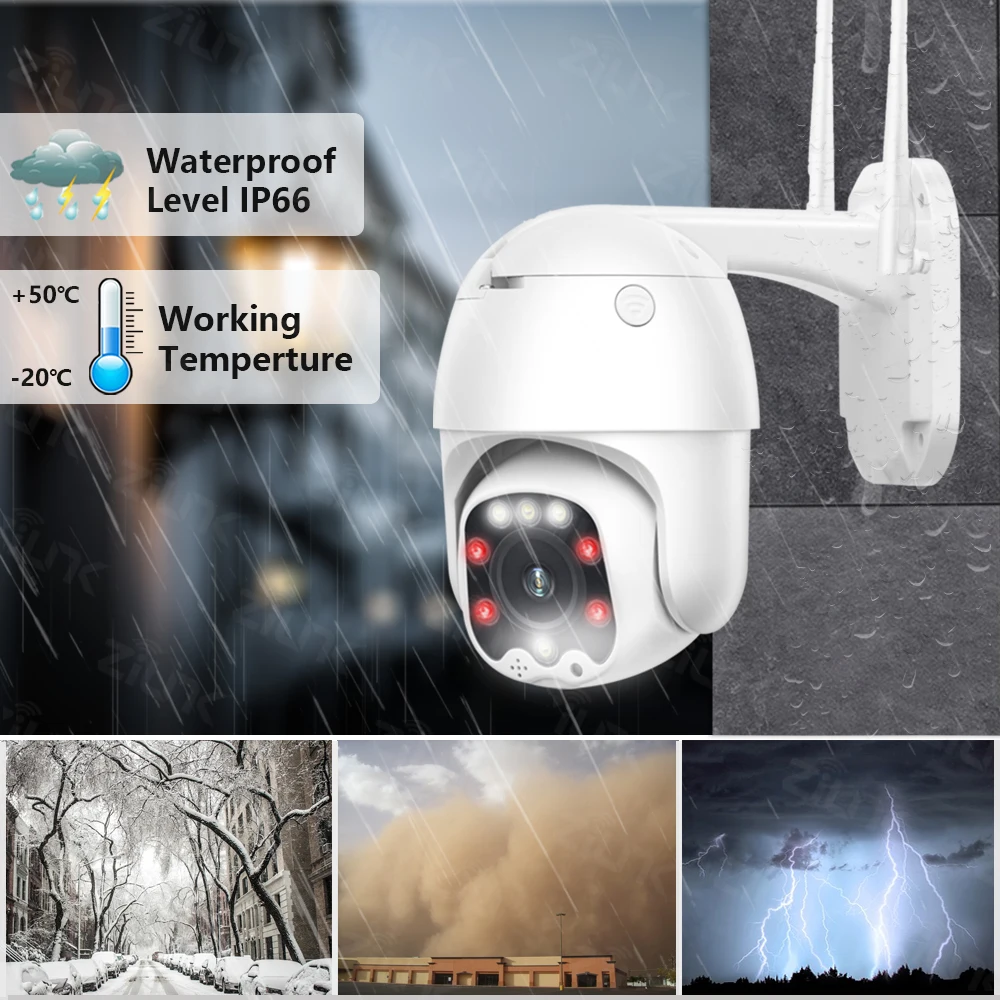 

1080P CCTV Camera 3G 4G Sim Card Wireless PTZ IP Camera 5MP HD Security Outdoor Surveillance Two Way Audio CamHi