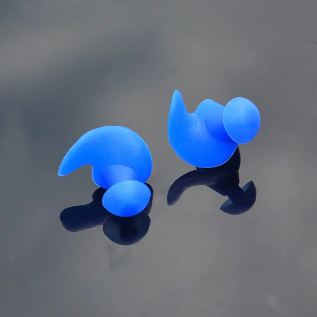 

1 Pair Soft Ear Plugs Environmental Silicone Waterproof Dust-Proof Earplugs Diving Water Sports Swimming Accessories