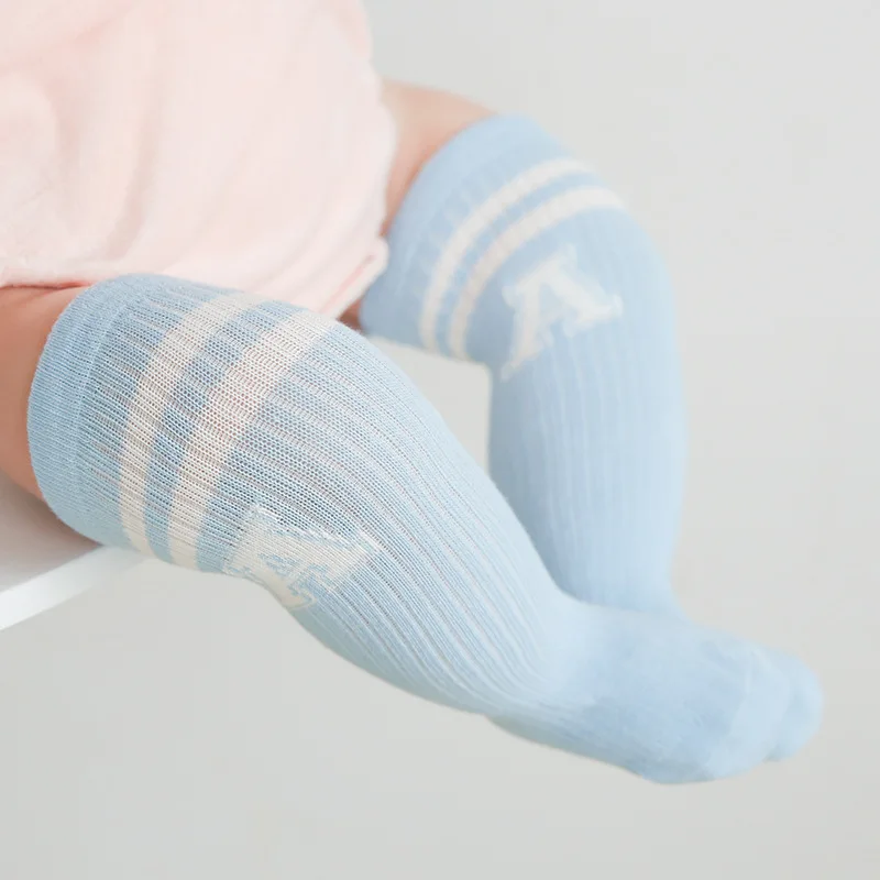 

Baby Letter Middle Tube Socks Class A Combed Cotton Newborn Socks Boys And Girls Breathable Socks Boutique Boxed