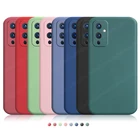 Чехол для Oneplus 9 Pro, жидкий силиконовый Флокированный мягкий чехол для One Plus 9 Pro, ударопрочный однотонный чехол из ТПУ для телефона 1 + 9 Pro, чехол