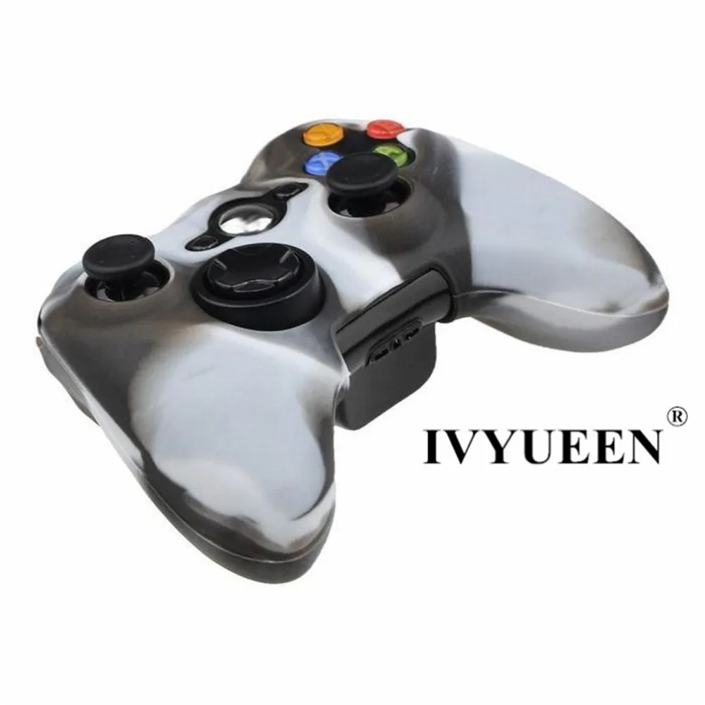 IVYUEEN 20 цветов мягкий силиконовый защитный чехол для microsoft Xbox 360 проводной/беспроводной контроллер аналоговые палочки крышки