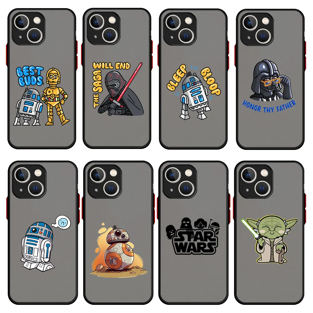 

Disney Star Wars movies Translucent Matte Case For Apple iPhone 11 Pro Max XS XR X 8 7 6 6S Plus Cover Silicone Coque