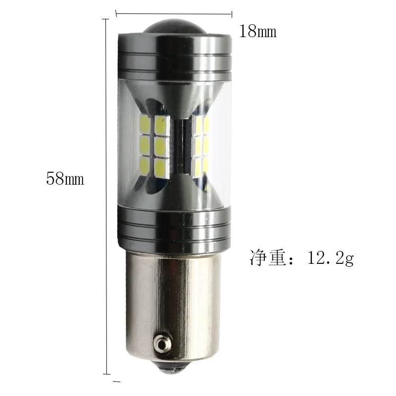 Светодиодный стоп-сигнал 2 шт. 1500Lm T20 W21W светодиодный W21/5W WY21W 7440 7443 12V | Автомобили и