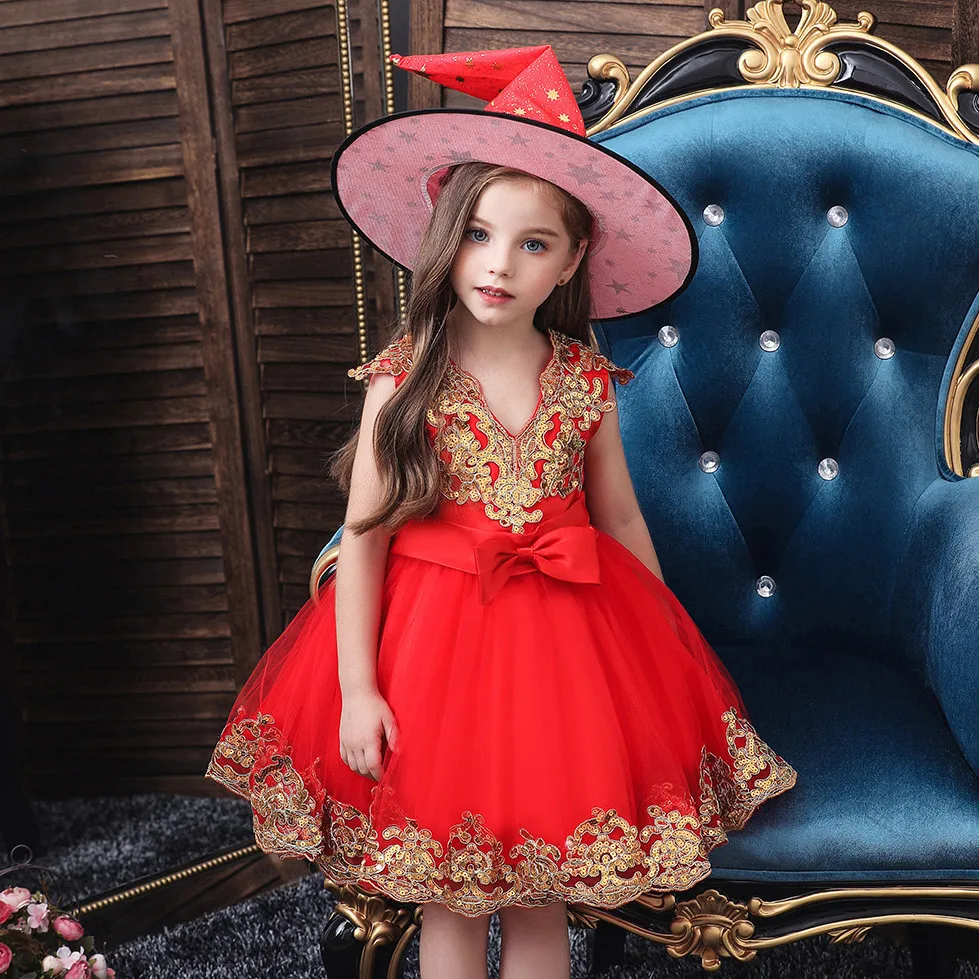Vestidos платье для девочек летнее Брендовое с низким вырезом на спине подростков