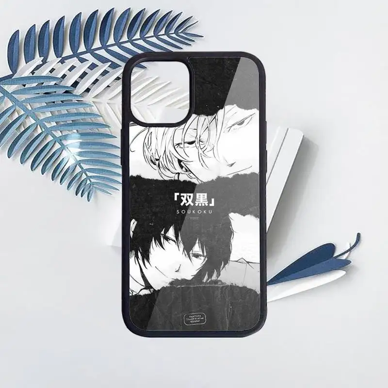 

Bungou Stray Dogs anime Phone Cases PC for iPhone 11 12 pro XS MAX 8 7 6 6S Plus X 5S SE 2020 XR Luxury brand shell funda