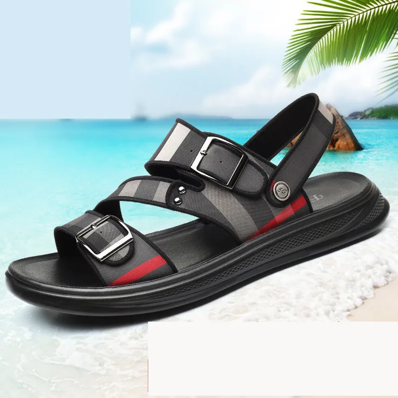 

Casual Men Sandals Summer Shoes 2021 New Sandal Mens Sandles Outdoor Breathable Comfort Slip on Plus Size Open Shoes Sandalias