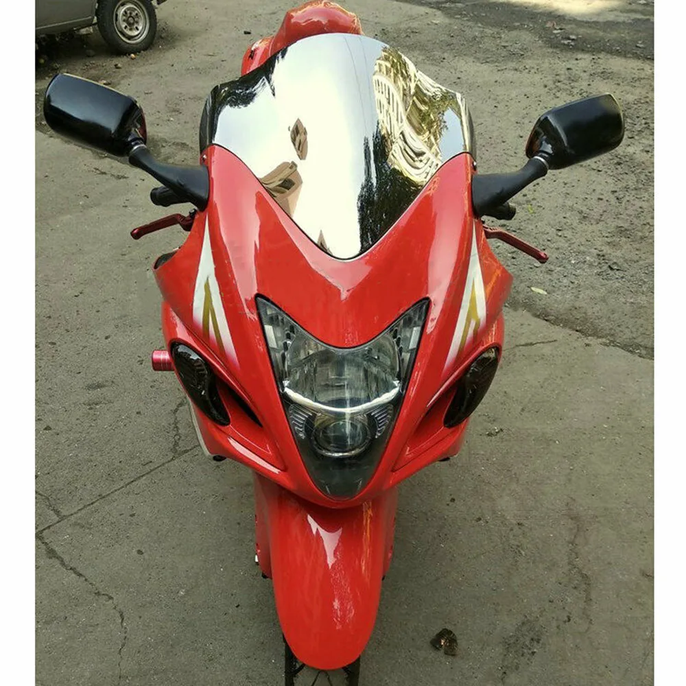 Мотоцикл ветрового стекла для 08-18 Suzuki Hayabusa GSX 1300R GSX-R 1300 GSXR1300 аксессуары для лобового стекла 2008 2009 2010 2011