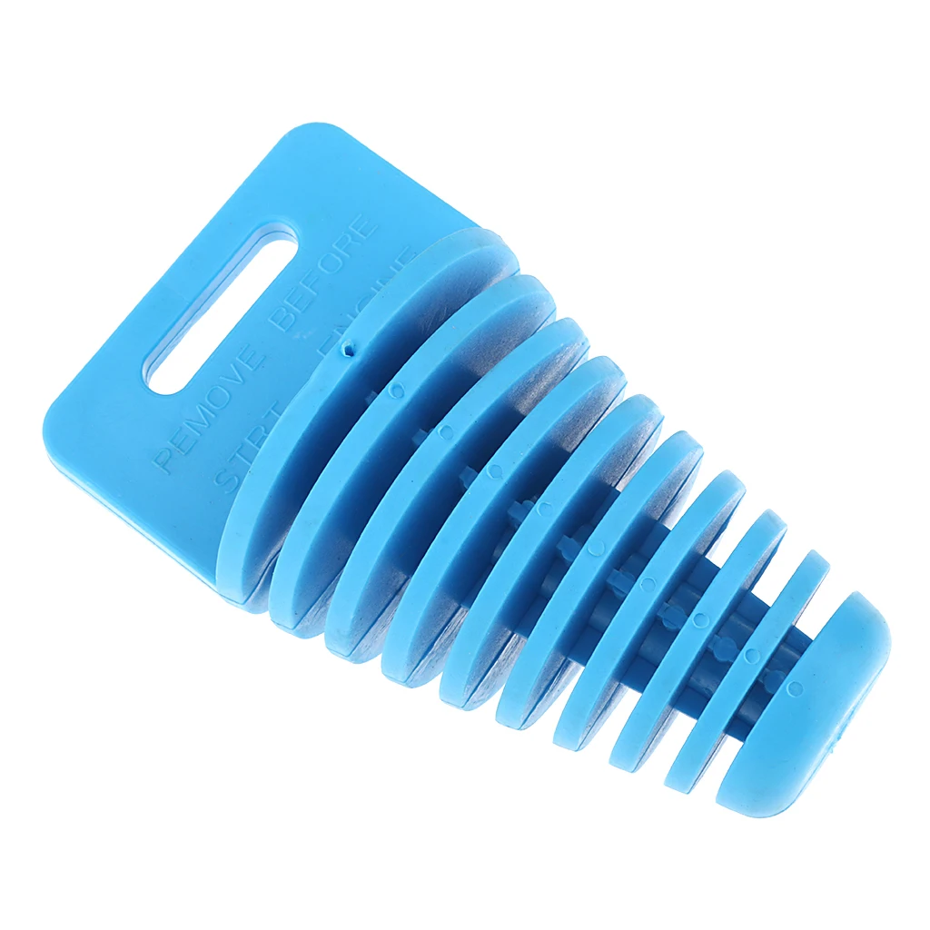 2/4 тактный мотоцикл резиновая заглушка выхлопная труба глушитель моющаяся синий