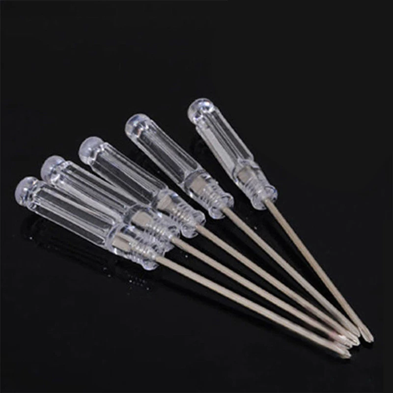 Home Repair Tools Set Small Precision Cross Screwdriver Plastic Metal Length 13cm Handle Diameter 3mm 4/1pc | Дом и сад