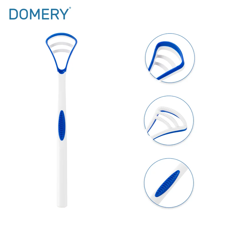 Двойной пластиковый скребок для языка горячая распродажа |